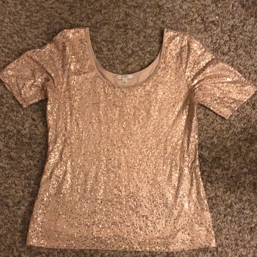 Sequined Short Sleeved shirt